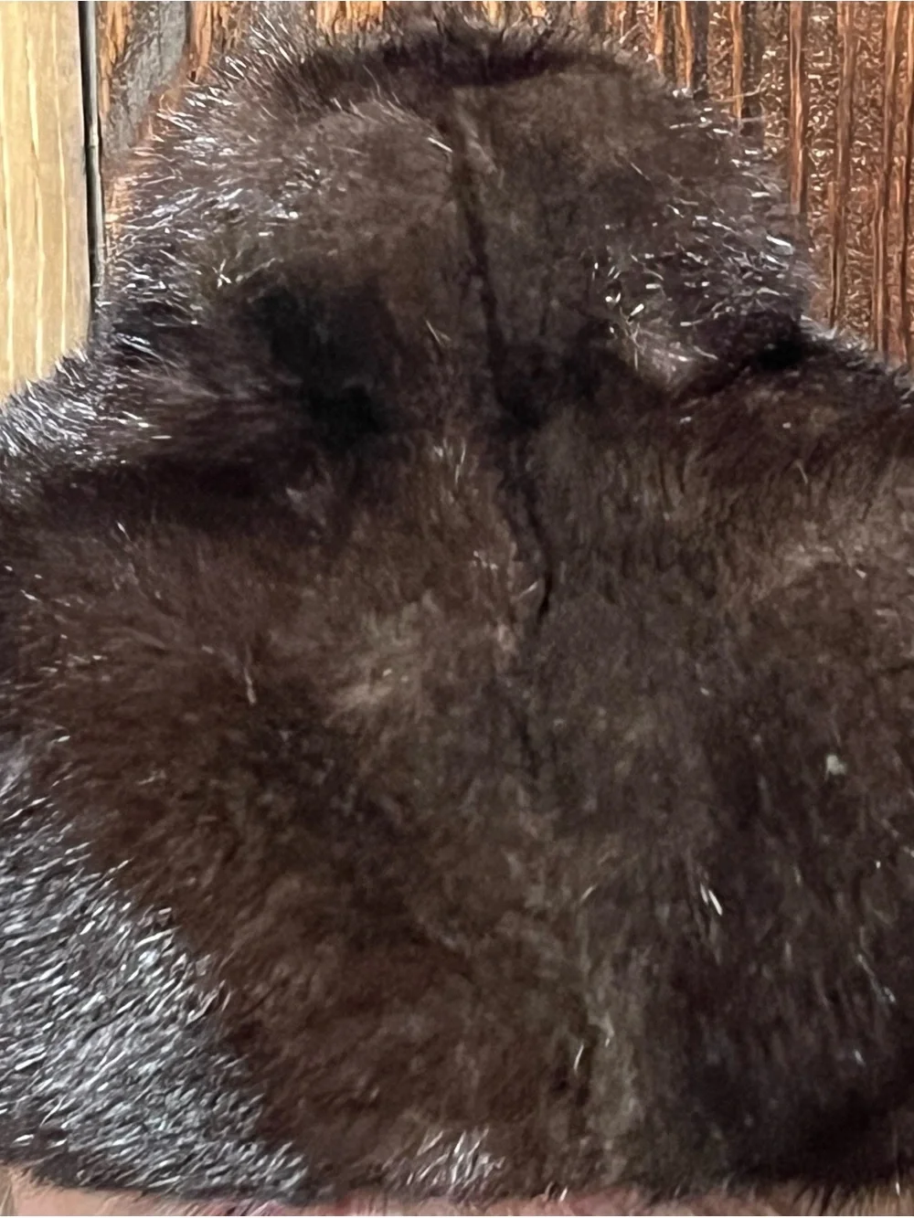 Vintage ladies mink hat, Adolfo
